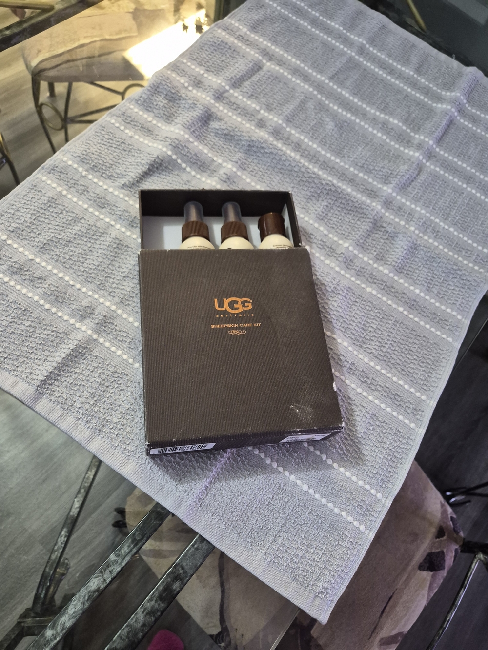 UGG Men's Sheepskin Care Kit - Brown & Cream Bottles